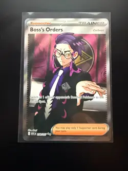 Pokemon TCG ME: Ascended Heroes Boss's Orders 256/217 Holo Ultra Rare Fresh Pull - Image 1