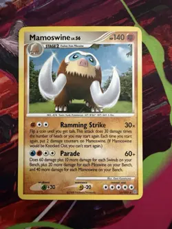 Mamoswine 21/100 D&P Stormfront Rare Pokemon Card - Image 1