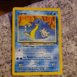 Pokemon Lapras 12/18 Southern Islands Promo 70 HP Basic English - Image 1