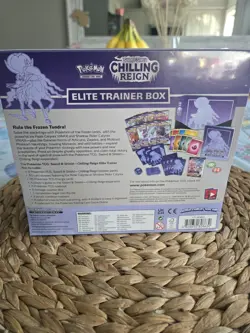 Pokemon TCG Chilling Reign ETB Elite Trainer Box *super small ding 820650809712 - Image 5