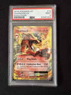 PSA 9 MINT Charizard EX 12/108 - XY Evolutions - Pokemon TCG - 2016 Ultra Rare - Image 1