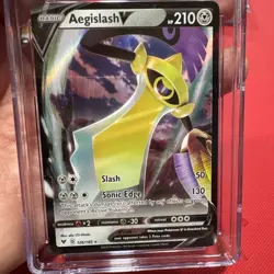 Pokemon 2020 Aegislash V 126/185 Holo Vivid Voltage CGC Pristine 10 - Image 3
