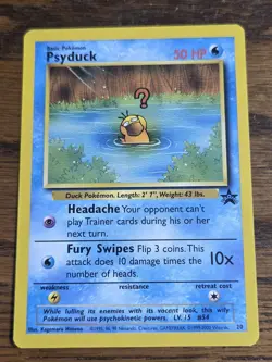 Pokemon Wotc Black Star Promo # 20 Psyduck,,not played - Image 1