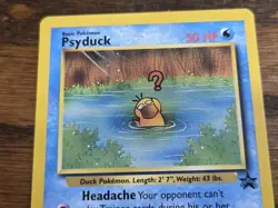 Pokemon Wotc Black Star Promo # 20 Psyduck,,not played - Image 2