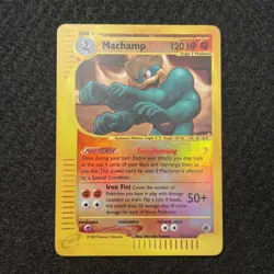 Pokemon Machamp Expedition Base Set 016/165 Reverse Holo Rare 120HP English - Image 1