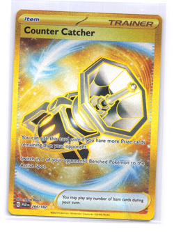 Pokemon Counter Catcher Card 264/182 Paradox Rift Holo Hyper Rare MP - Image 1