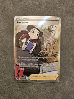 Pokemon TCG Roxanne GG66/GG70 Ultra Rare - Crown Zenith: Galarian Gallery - NM - Image 1