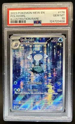 2023 Pokemon SV 151 Poliwhirl #176/165 PSA 10 GEM MINT - Image 1