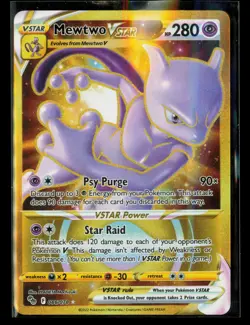 Pokemon GO #086/078 Mewtwo VSTAR (86) (Secret) - Image 1