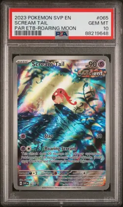 2023 POKEMON SVP PARADOX RIFT ELITE TRAINER BOX #065 SCREAM TAIL PSA 10 - Image 1