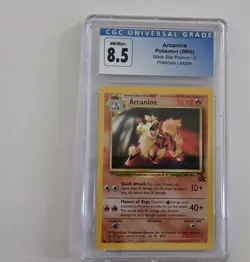 Arcanine - Pokemon League Black Star Promo #6 - Near Mint to Mint PSA 8.5 - Image 1