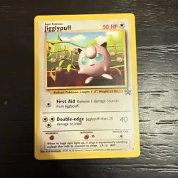 Pokemon TCG Jigglypuff Wizards Black Star Promos 7 Regular NM/LP - Image 1