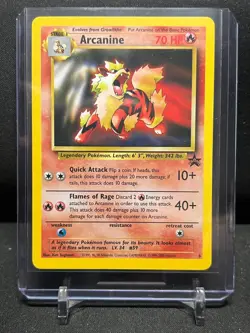 Arcanine 6 Black Star Promo Pokemon League 2000 WOTC NM - Image 1