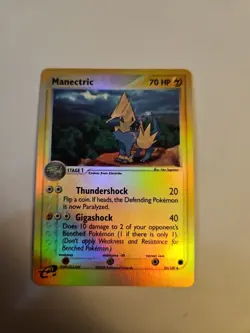 Pokemon Manectric 38/109 Reverse Holo Ruby and Sapphire - Image 1