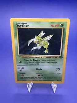Pokemon TCG Scyther Jungle 10/64 Holo Unlimited Holo Rare - Image 2