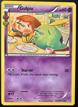 Pokemon TCG Gulpin RC12/RC32 Generations Radiant Collection -PACK FRESH- NM - Image 1
