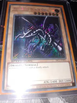 YUGIOH! Red-Eyes Black Dragon SBC1-ENF01 Secret Rare 1st Ed NM - Image 1