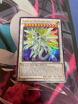 YUGIOH - STARDUST SIFR DIVINE DRAGON - ULTRA RARE - SHVI - UNLIMITED - NM - Image 1