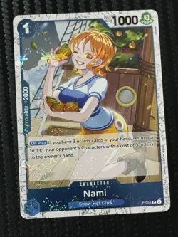 Nami (Jolly Roger Foil) P-053 PR One Piece Premium Booster -The Best- English NM - Image 1