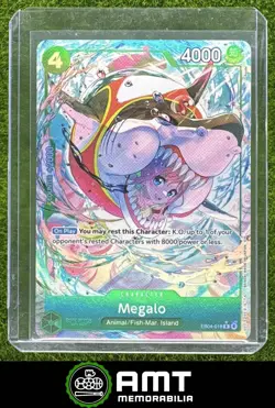 Megalo 2026 One Piece Extra Booster The Azure Sea's Seven EB04-018 Alternate Art - Image 1