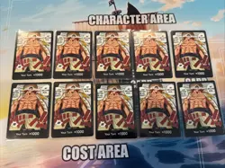 10x Playset One Piece TCG - DON!! Whitebeard - Two Legends (OP08) Alternate Art - Image 1