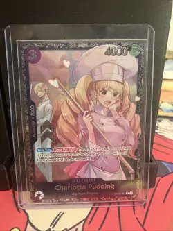 2025 One Piece Promos Charlotte Pudding Treasure Cup Top 16 #067 Sealed NM - Image 1