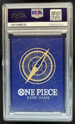 2024 One Piece Two Legends Monkey.D.Luffy Treasure Rare #OP07-109 PSA 10 - Image 2