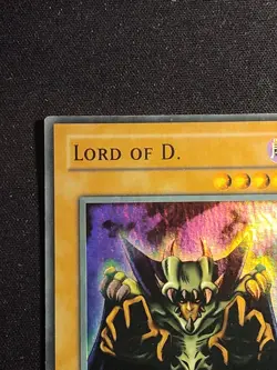 Lord Of D SDK-041 Super Rare Unlimited Yu-Gi-Oh Card FADED Misprint Played LP - Image 2