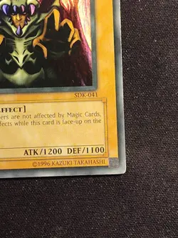 Lord Of D SDK-041 Super Rare Unlimited Yu-Gi-Oh Card FADED Misprint Played LP - Image 4