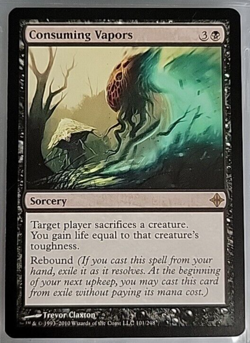 MTG Consuming Vapors Rise of the Eldrazi 101/248 Regular Rare - Image 1