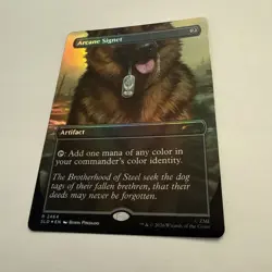 Arcane Signet FOIL Borderless 2464 Secret Lair Drop SLD MTG Rare Unplayed Mint - Image 3