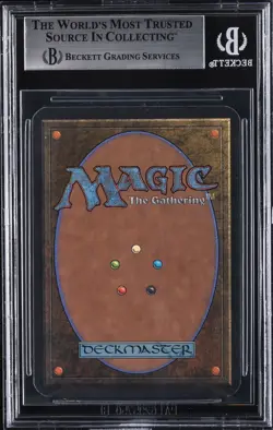 1993 MAGIC: THE GATHERING ALPHA FEAR C BGS 8 - Image 2