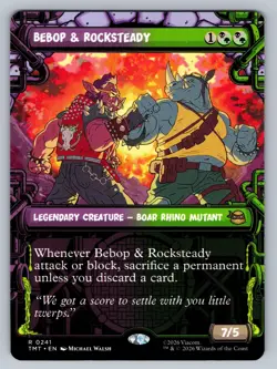 Bebop & Rocksteady (Showcase) 0241 Teenage Mutant Ninja Turtles Magic - Image 1