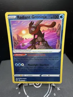 Pokemon TCG SWSH Astral Radiance Radiant Greninja 046/189 Ultra Rare Holo NM! - Image 1