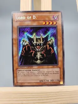 Yu-Gi-Oh TCG Lord Of D. BPT-004 Limited Edition Secret Rare Card NM NEAR MINT - Image 1