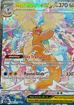 Pokemon MEGA DRAGONITE EX 290/217 SPECIAL Illustration RARE/Ascended Heroes - Image 2
