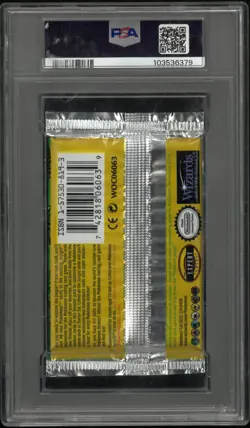 1999 Pokemon Jungle Unlimited Booster Pack Scyther NEW SEALED GRADED PSA 10 - Image 2