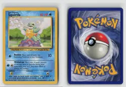 Squirtle #63/102 Base Set Pokemon TCG MP - Image 3