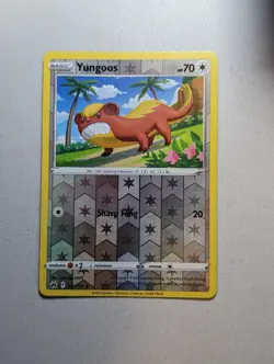 Pokemon TCG Crown Zenith - Yungoos 117/159 (Reverse Holo) NM - Image 1