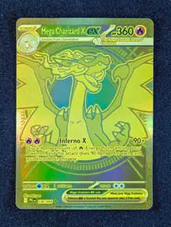 2025 Pokemon MEGA CHARIZARD EX 130/094 Phantasmal Flames Mega Hyper Rare English - Image 1
