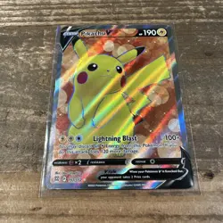 Pokemon TCG Pikachu V Sword & Shield: Brilliant Stars 157/172 Holo Ultra Rare - Image 2