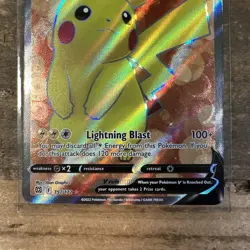 Pokemon TCG Pikachu V Sword & Shield: Brilliant Stars 157/172 Holo Ultra Rare - Image 5