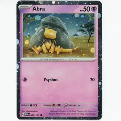 **HD COSMOS HOLO*** Abra MEW 063/165 - Pokemon 151 Promo - Image 1