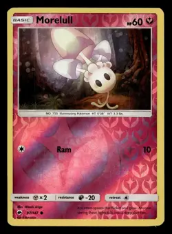 Morelull 97/147 Common Burning Shadows Reverse Holo Pokemon NM - Image 1