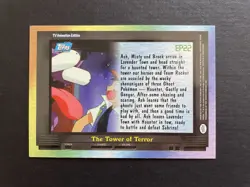 Ep22 The Tower Of Terror Pokemon 2000 Topps Blue Logo Card Gengar Haunter Gastly - Image 2