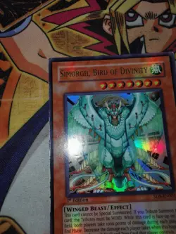 Simorgh, Bird of Divinity sd8-en001 1st Edition (MP) Ultra Rare Yu-Gi-Oh! - Image 4