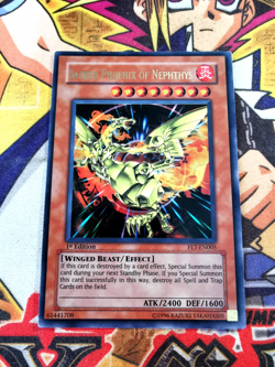 Sacred Phoenix of Nephthys fet-en005 1st Edition (LP/MP) Ultra Rare Yu-Gi-Oh! - Image 1