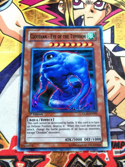 Cloudian - Eye of the Typhoon glas-en005 1st Edition (NM+) Super Rare Yu-Gi-Oh! - Image 1