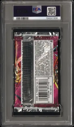 2003 Konami/Upper Deck YUGIOH Magician's Force PSA 9 Foil Booster Pack MINT! - Image 2