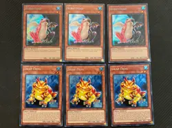 Substitoad 3x BLTR-EN054 Secret Rare 1st Edition NM & 3x Swap Frog Ra03 Yugioh - Image 1